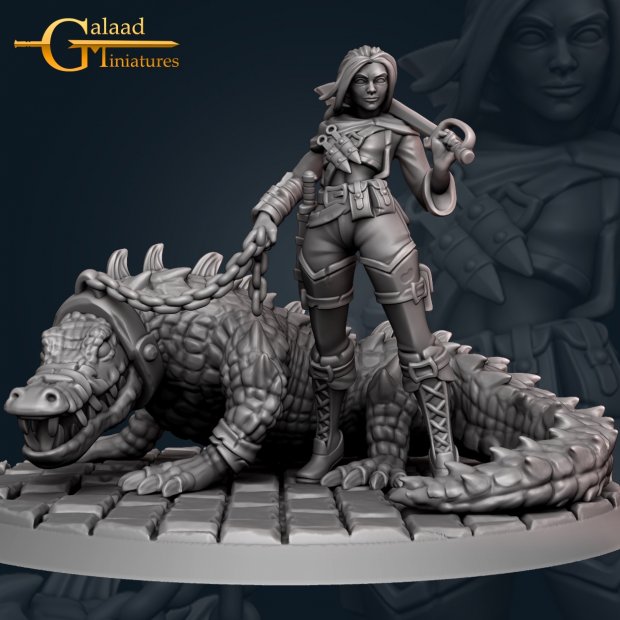 Maeva the Tamer Figure (Unpainted)