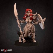 Red-haired savage Figure (Unpainted)