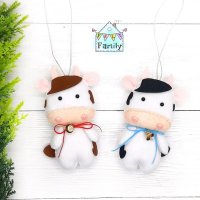 Cow With Bell Plush Toy