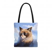 Grumpy Cat Meme Tote Bag