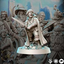 The Lord of the Rings - Sam Figure (Unpainted)