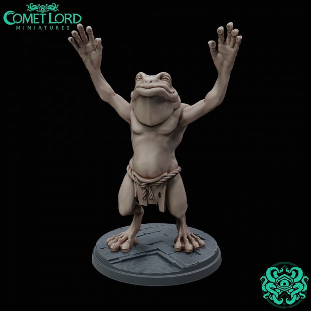 The Jubilant Toadman Figure (Unpainted)