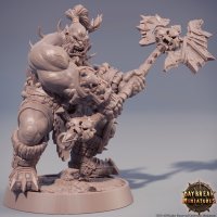 Lugar - Orc mercenary Figure (Unpainted)