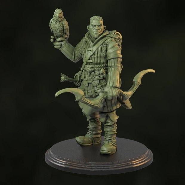 Human Ranger Figure (Unpainted)