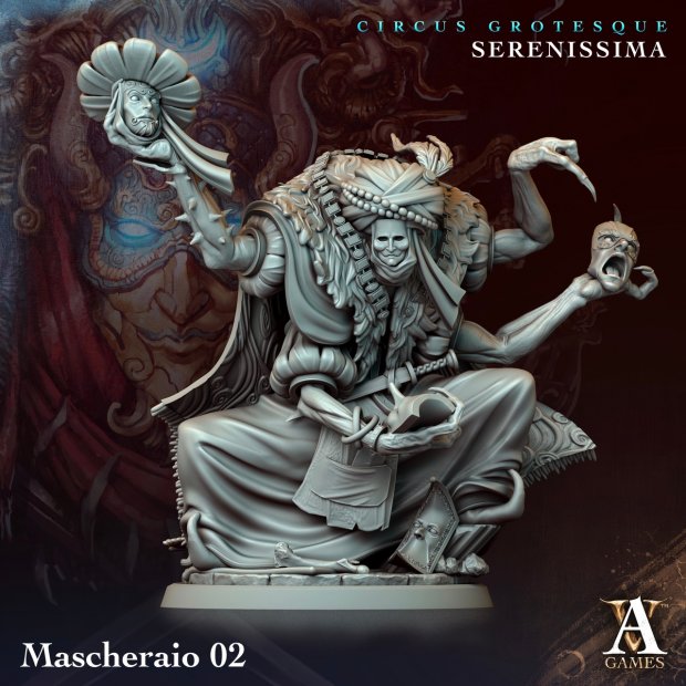 Mascheraio 03 Figure (Unpainted)