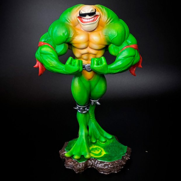 Battletoads - Rash Statue