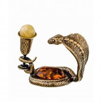 Cobra With Goblet Figure