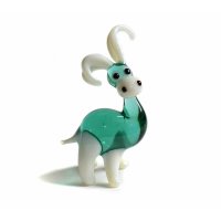 Turquoise Donkey Figure