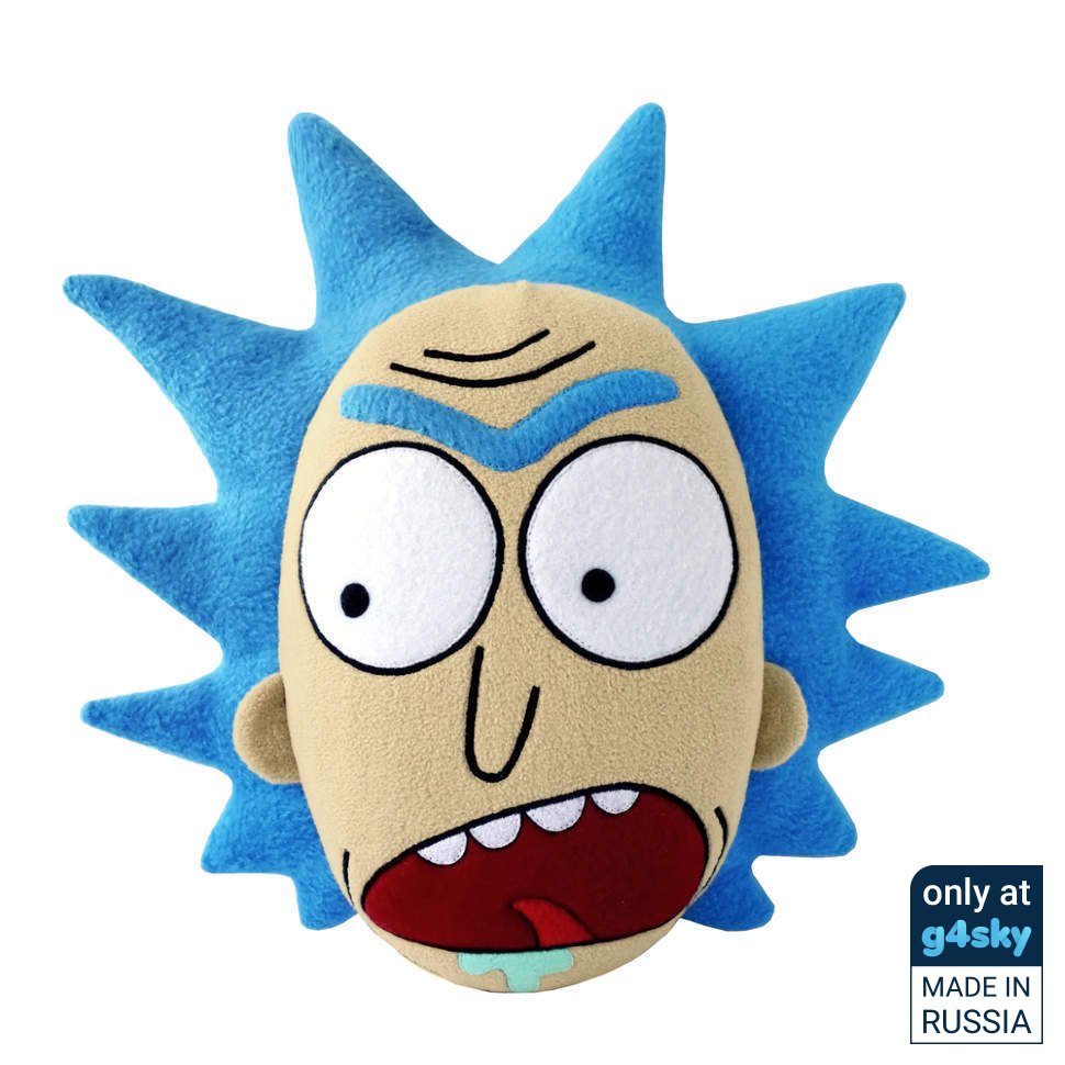 Rick and Morty - Angry Rick Designer Plush Pillow Toy Buy at G4SKY.net