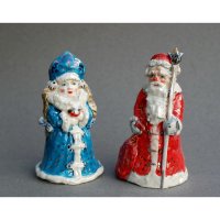 Santa Claus and Snow Maiden Figure Set