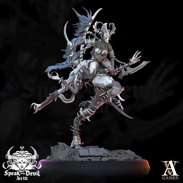 Devil Hound Figure (Unpainted)