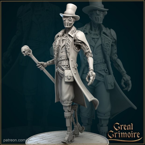 Clockwork Gentleman Figure (Unpainted)