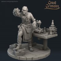Mad Alchemist Figure (Unpainted)