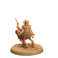 Centaur cowboy with a revolver Figure (Unpainted)