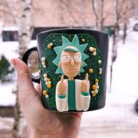 Handmade Rick and Morty - Portal Rick Mug