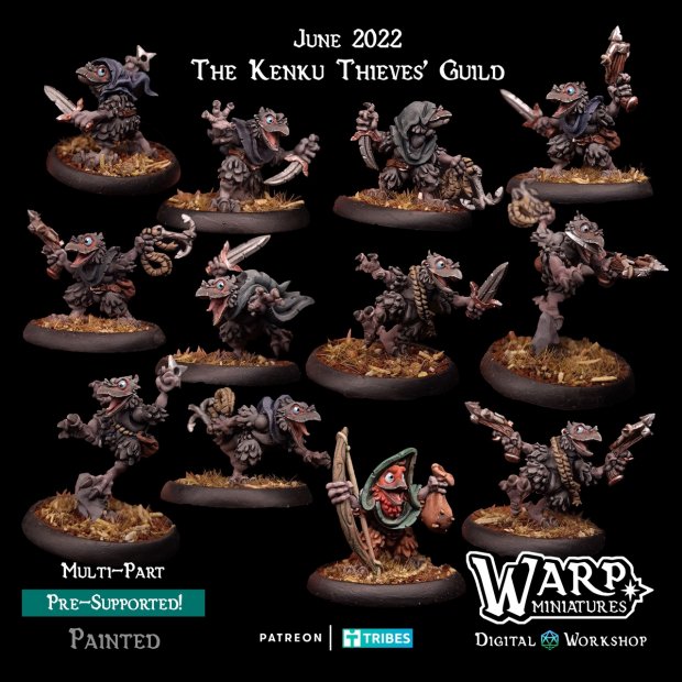 The Kenku Thieves' Guild Figure (Unpainted)