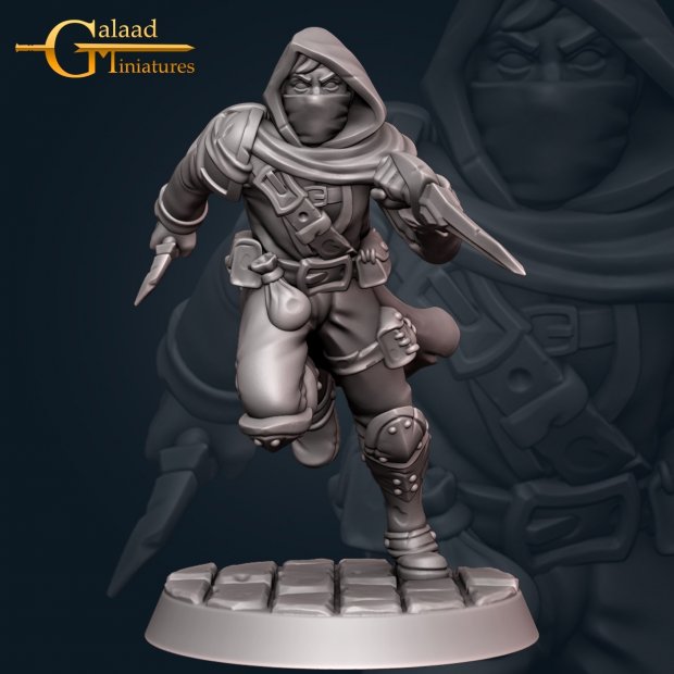 Tramp Robber Figure (Unpainted)
