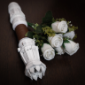 White Rey Lightsaber Bridal Bouquet Holder | Star Wars wedding
