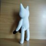 Trevor Henderson - Cartoon Cat (White) Plush Toy