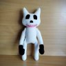 Trevor Henderson - Cartoon Cat (White) Plush Toy
