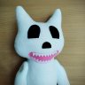 Trevor Henderson - Cartoon Cat (White) Plush Toy
