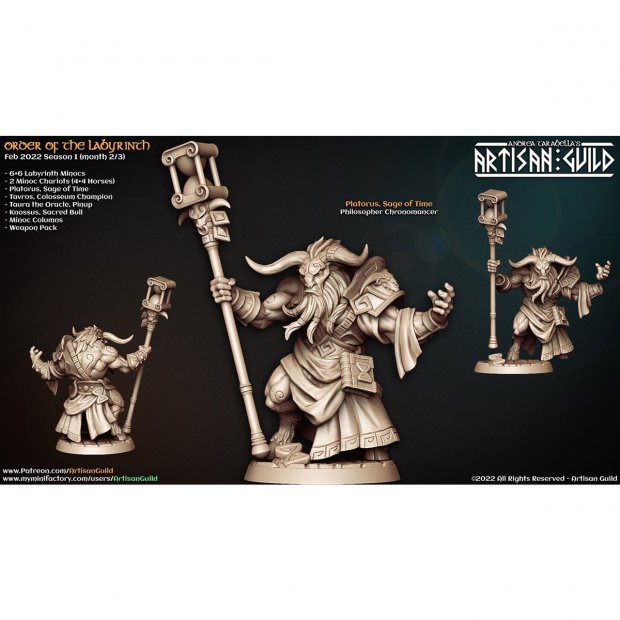Platorus - Sage of Time Figure (Unpainted)