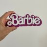 Barbie Logo Model Sign