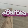Barbie Logo Model Sign