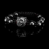Wolf (Hematite) Bracelet