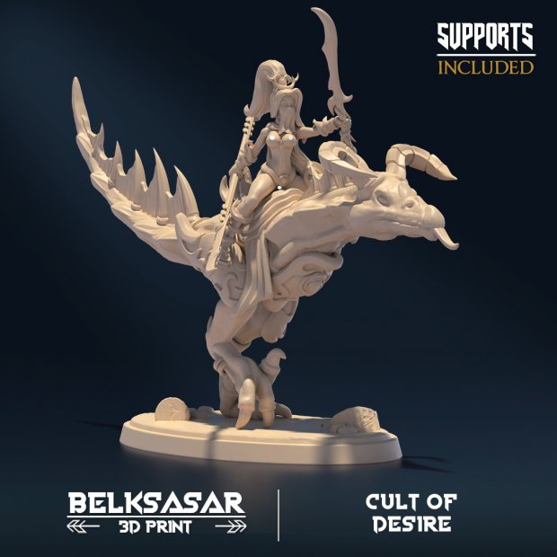 Lovely Rider Figure (Unpainted)