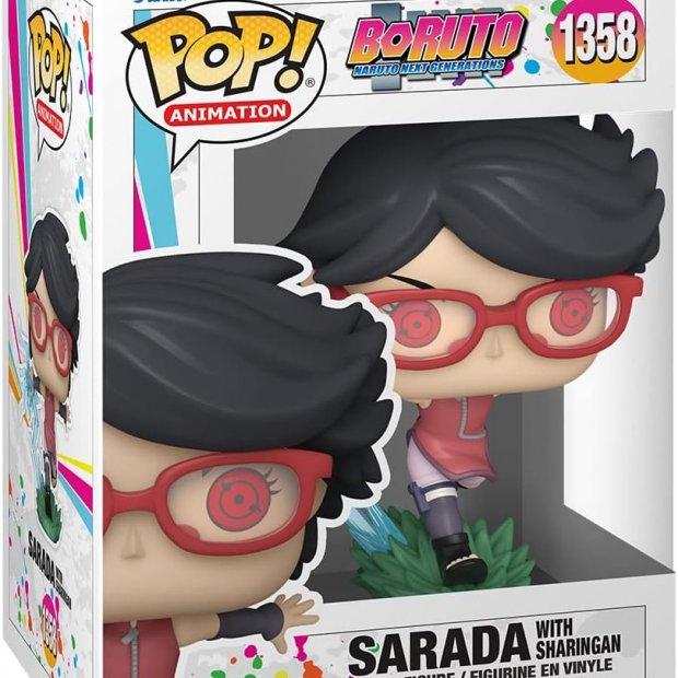 Funko Pop Anime: Boruto - Sarada Uchiha with Sharingan Figure