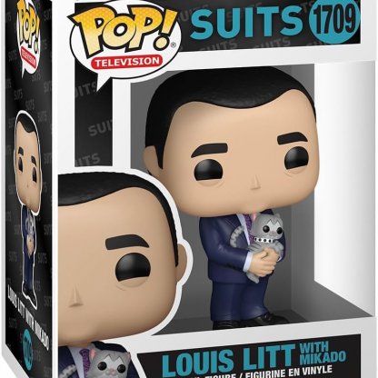 Funko Pop TV: Suits - Louis Litt with Mikado Figure