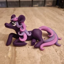 Purple Pony Figure