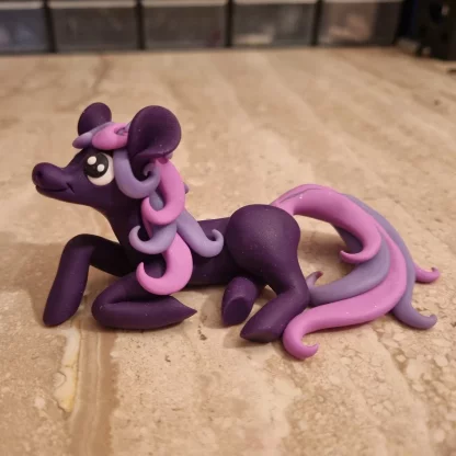 Purple Pony Figure