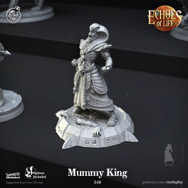 Mummy King Figure (Unpainted)