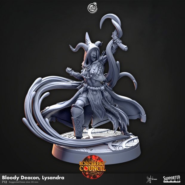 Bloody Deacon Lysandra Figure (Unpainted)