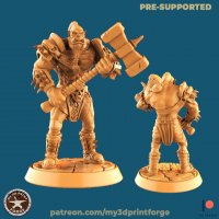 Skinny Orc Figure (Unpainted)