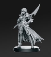 Dalila Warrior Figure (Unpainted)