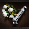 Personalized Ahsoka Tano Lightsaber Bridal Bouquet Holder | Star Wars wedding