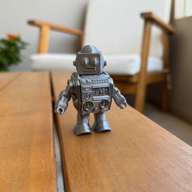 Vintage Robot Model Figure