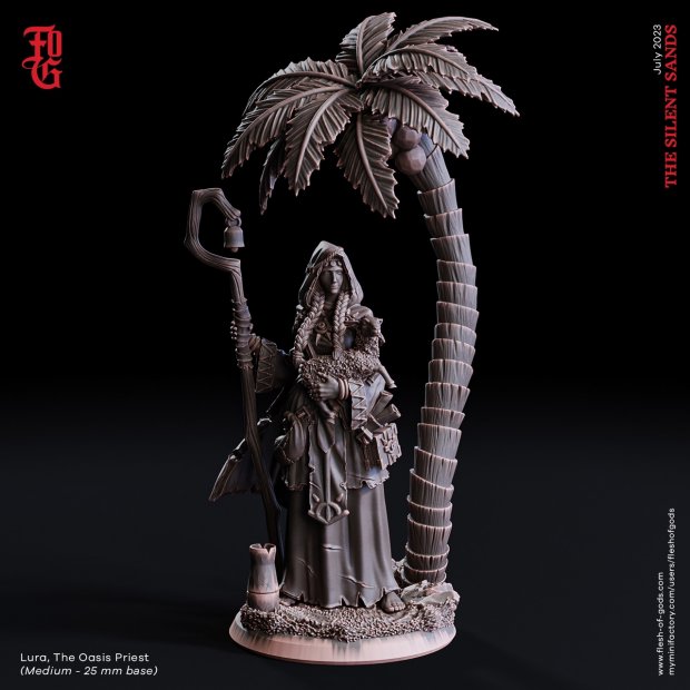 Lura - The Oasis Priest Figure (Unpainted)