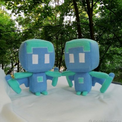 Allay Pixel Blue Fairy Plush Toy (23 cm)