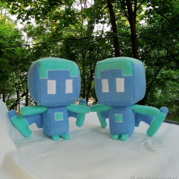 Allay Pixel Blue Fairy Plush Toy (23 cm)