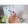 Heart Shaped Macaron Spoon With Decor