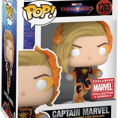Funko Pop Marvel: The Marvels - Captain Marvel Corps Exclusive Figure