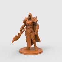 Brave warrior in a hood Figure (Unpainted)