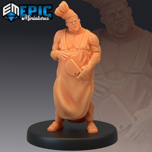 Naughty cook Figure (Unpainted)