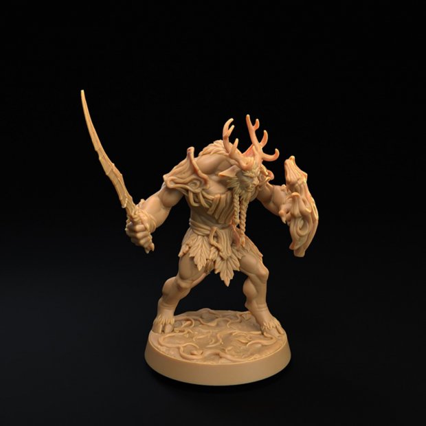 MooseMan sword lover Figure (Unpainted)