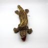 Squeaky Alligator Dog Toy (Brown)