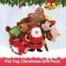Christmas Plush Squeaky Pet Toy (Christmas Deer)